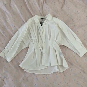 NWT Rêveuse White Button Down